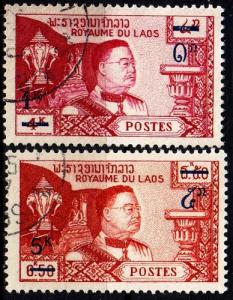 LAOS [1965] MiNr 0163-64 ( O/used )