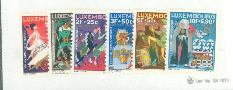 Luxembourg #B246-B251 Mint (NH) Single (Complete Set)