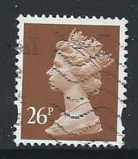 GB Machin 26p QE II  SG Y1691 Fine Used