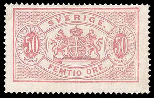 SWEDEN O10  Mint (ID # 95567)