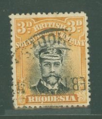 Rhodesia (1890-1923) #124v Used Single