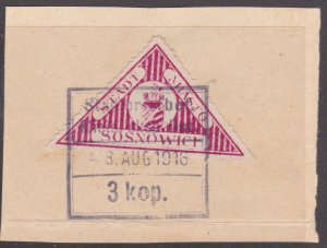 Poland 1916 local Sosnowice