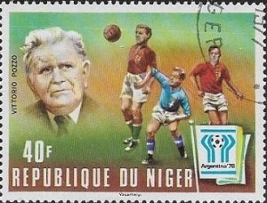 1977 Niger  Sir Vittorio Pozzo  SC#412 Used