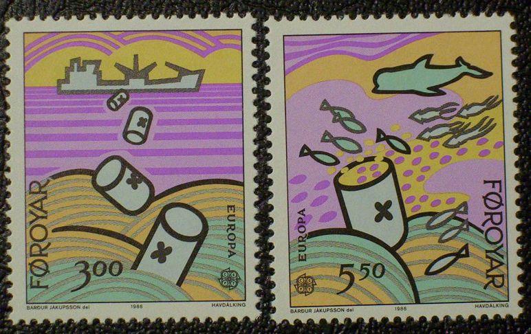 Faroe Islands Scott #143-144 mnh