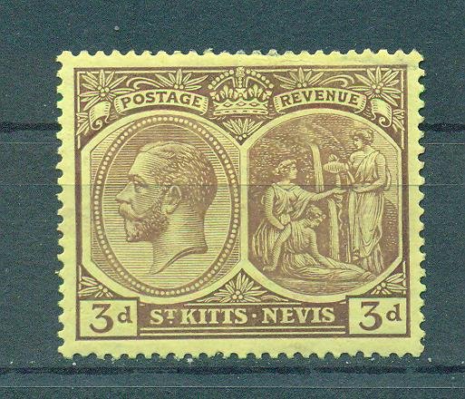 St. Kitts & Nevis sc# 46 (2) mlh cat value $2.40