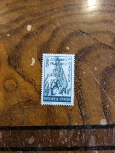 Stamps French Colonies Scott #B8 h