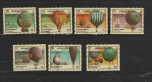 CAMBODIA #412-418  1983  BALLOONS     MINT  VF NH O.G  CTO