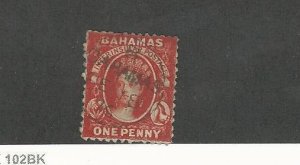 Bahamas, British, Postage Stamp, #12 Used, 1863 Nice Cancel