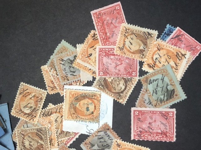 W.W Stamps In Stock Book + Some VERY OLD U.S Might Find Some Gems