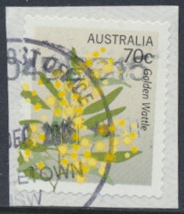 Australia SC# 4062 Flowers 2014 Used Golden Wattle details & scan