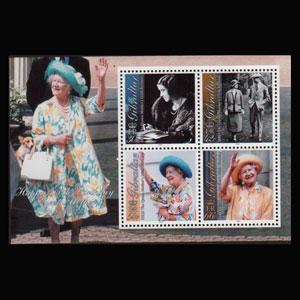 GIBRALTAR 2000 - Scott# 849a S/S Queen Mother NH