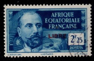 French Equatorial Africa Scott 115 Used 1940 stamp