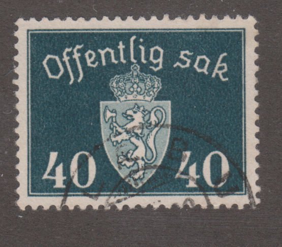 Norway O41 Coat of Arms 1941