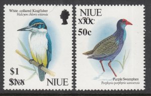 Niue 676-677 Birds MNH VF