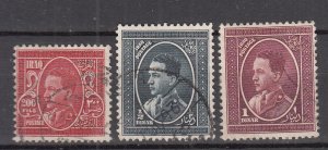 Iraq - 1934 King Faisal I key stamps  Sc# 76/78 (9232) 