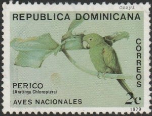 Dominican Republic #820 1979 Parakeet USED-VF-NH.