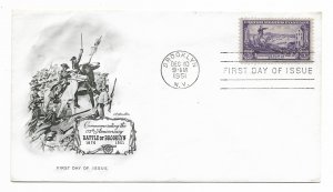 US 1003 (Me-5) 3c Battle of Brooklyn FDC Artmaster Cachet Unaddressed ECV $7.50