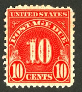 U.S. #J74 MINT OG HR