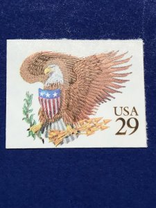 Scott # 2595  US Eagle & Shield  M/NH  O/G  Booklet Single(1992)