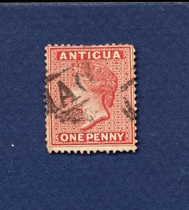 ANTIGUA - Scott 8 - used - Victoria -  one Penny - 1873
