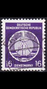 GERMANY DDR [Dienst A] MiNr 0007 I ( OO/used )