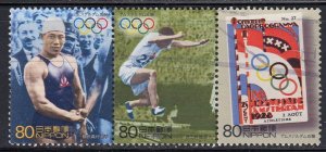 Japan 2000 Sc#2691f-h Gold Medal Winner, Olympic Games Used