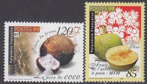 French Polynesia 758-759 MNH CV $4.65