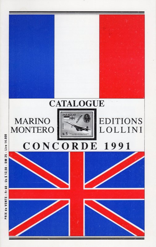 Marino Montero-Lollini CONCORDE catalogue 1991