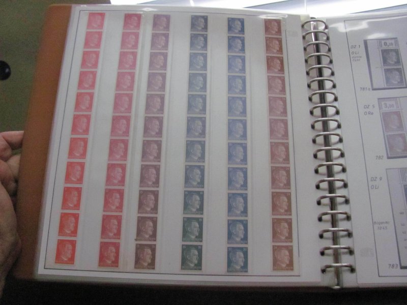 Germany 1941-44 MNH HITLER ALBUM ALMOST EVERY POSSIBILITY UNIQUE 63 PICTURE(118)