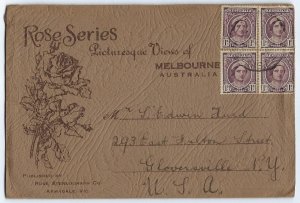 AUSTRALIA 1930 ROSE SERIES PACKET 12 VIEWS OF MELBOURNE RAILWAY STATION TO DOWNT