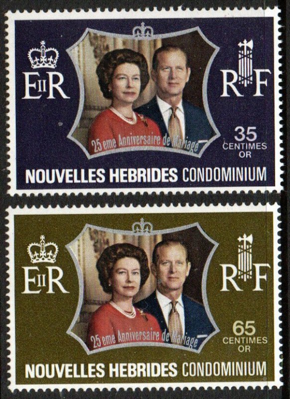 French New Hebrides Sc #188-189 MNH