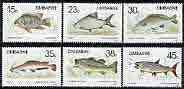 ZIMBABWE - 1989 - Fishes, 1st Series - Perf 6v Set - Mint Never Hinged