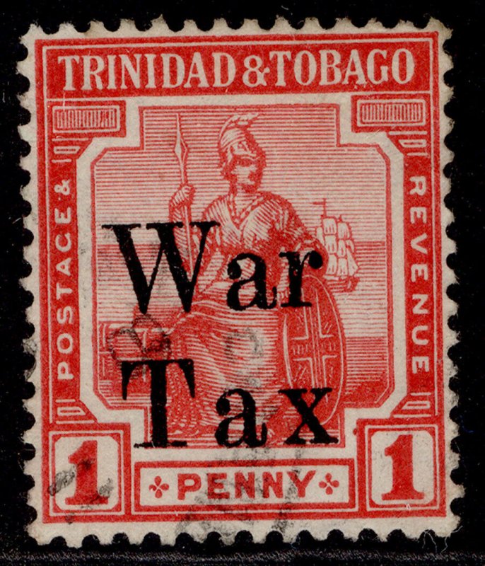 TRINIDAD & TOBAGO GV SG189, 1d scarlet, FINE USED. Cat £25. TAX SPACED