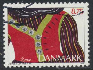 Denmark Scott 995 (AFA 1056), 8.75kr Folk Jewelry, F-VF Used