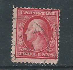 Scott # 406  used   Washington  Franklin  Issue  1912