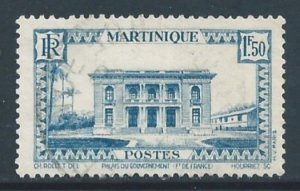 Martinique #162 Used 1.50fr Government Palace
