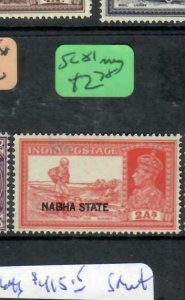 INDIA NABHA (PP0305B)  KGVI  2A SG 81   MOG