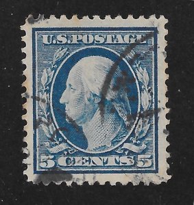 378 Used 5c. Washington,  Superb Centering, Free Insured Shipping