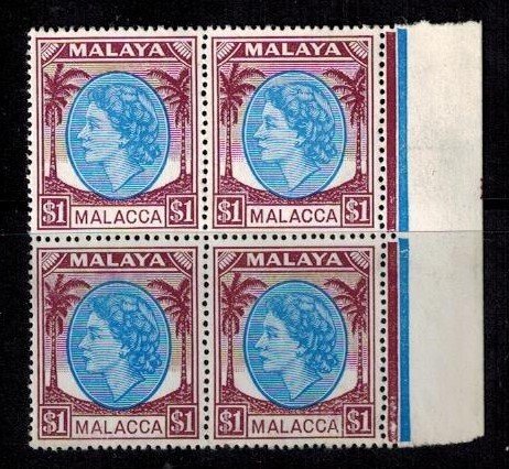 Malacca 42 MNH BLK bright copies Superb