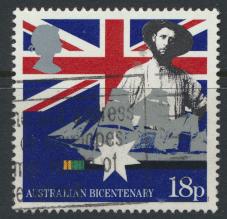 Great Britain SG 1396  Used   - Australia BiCentenary