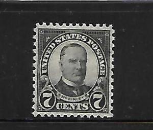 USA, 588, MINT HINGED, MCKINLEY