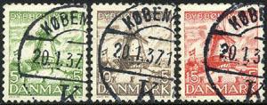 Denmark B6-8 Used Semi-Postal Set from 1937