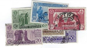 Italy SC#258-263 Used F-VF SCV$28.25...Fill a Key Spot!