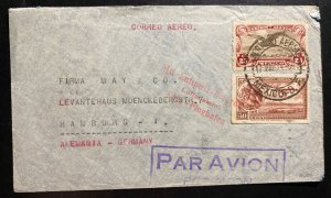 1934 Mexico City Mexico Airmail Cover To Hamburg Germany Via París France