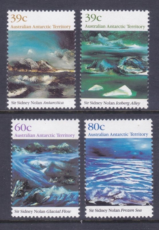 Australian Antarctic Territory AAT L77-80 MNH 1989 Iceberg Alley by Sidney Nolan