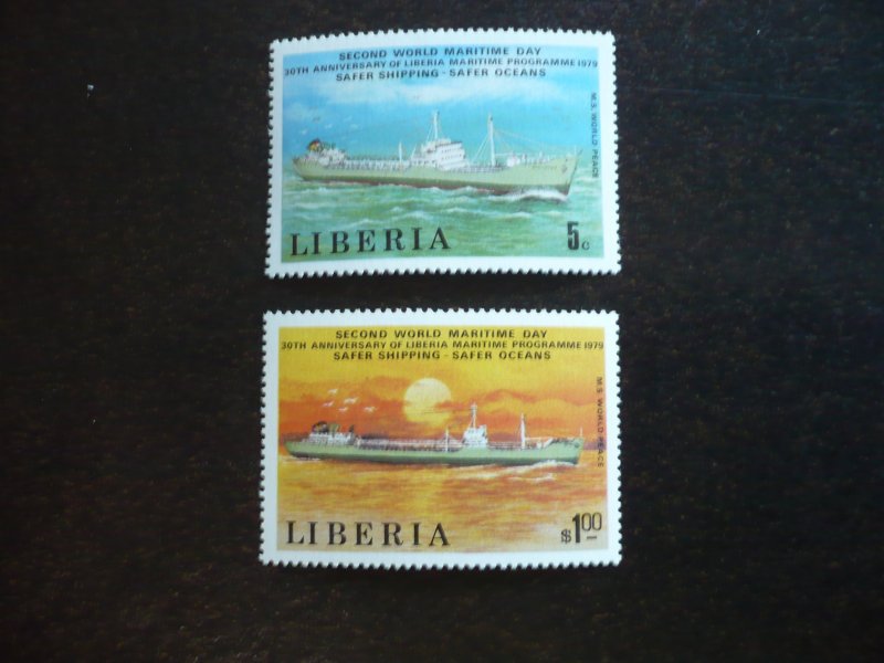 Stamps - Liberia - Scott# 851-852 - Mint Never Hinged Set of 2 Stamps