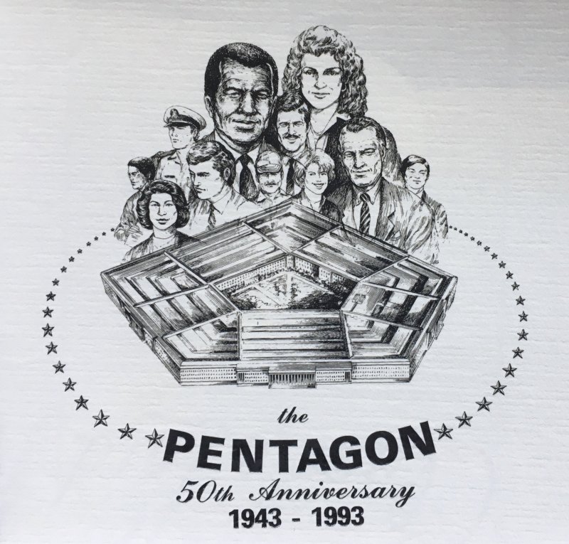 US Pentagon 50th Anniversary Cover