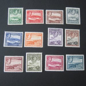 Antigua 1938 Sc 84-95 KGVI set MH