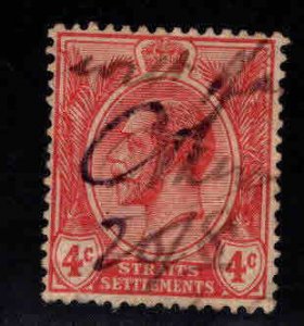 Straits Settlements Scott 183 Used manuscript cancel