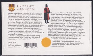 Canada 2002 Sc 1941 Manitoba University Canada Post Official Stamp FDC